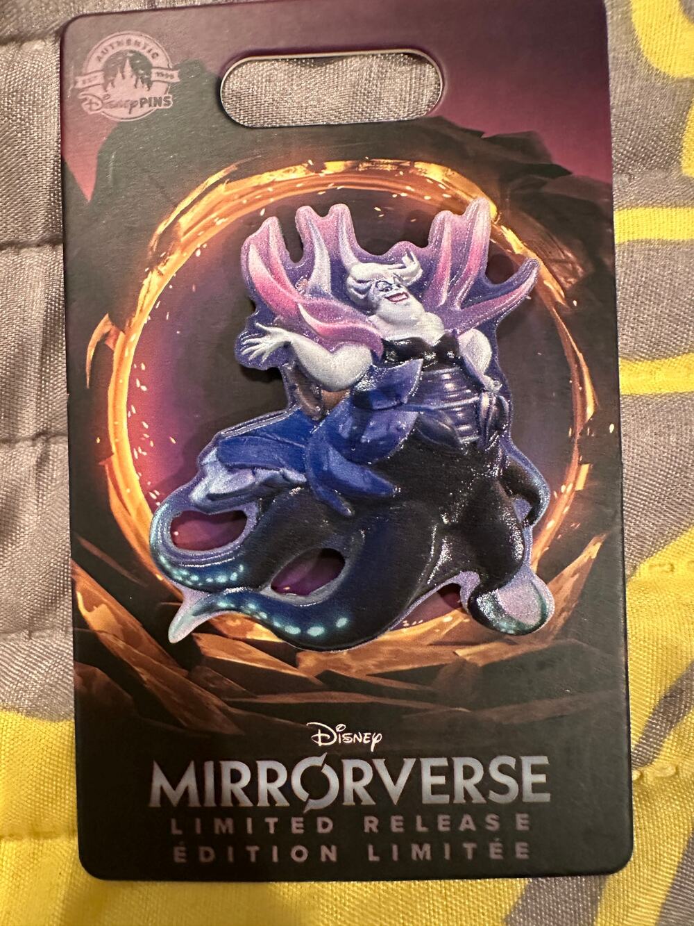 NWT Disney Authentic Mirrorverse Ursula Collectible Pin Limited Edition Release